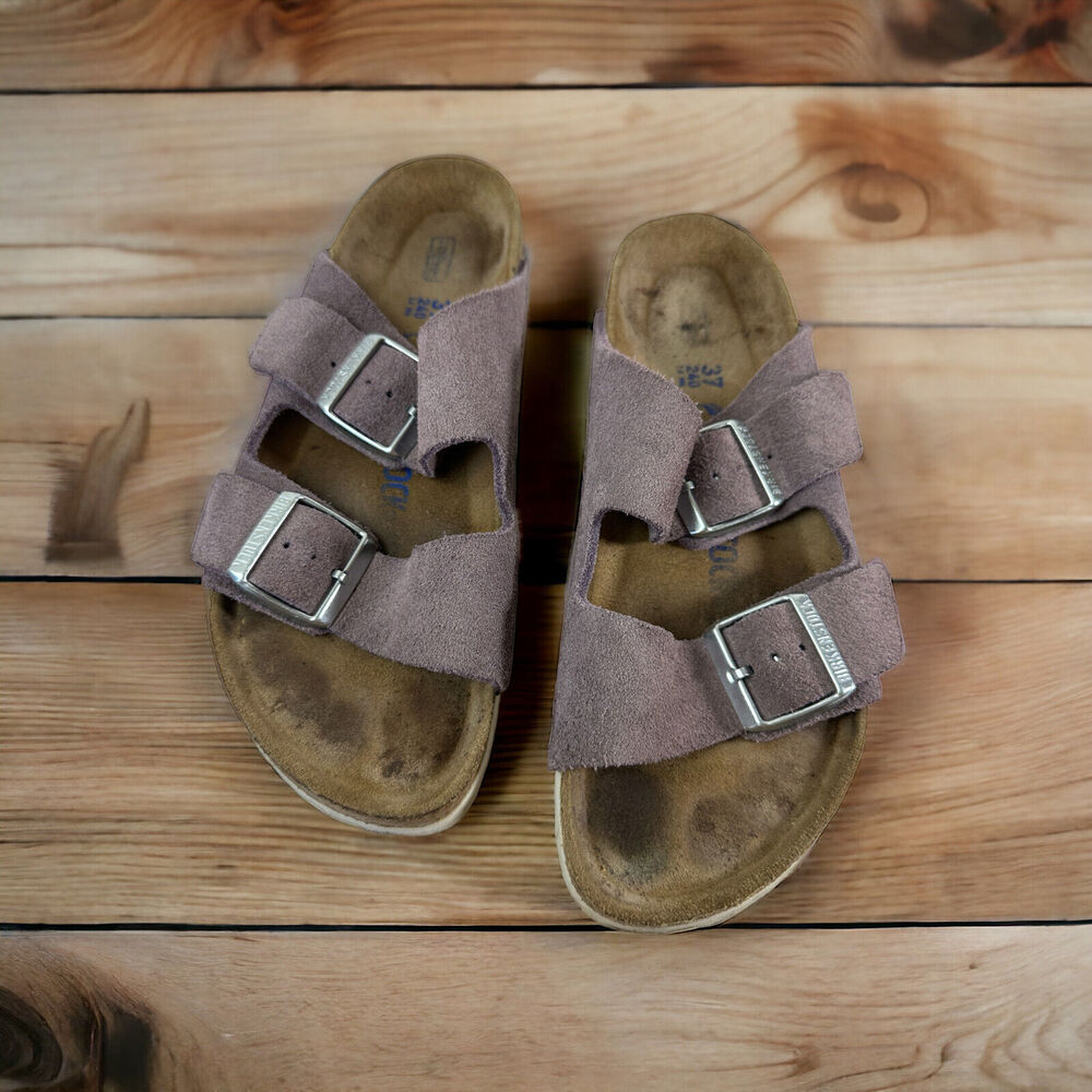 Birkenstock Arizona Women's Suede in Mauve Soft Purple 37